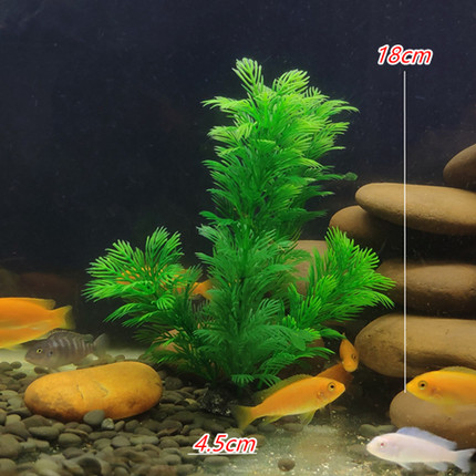 仿真水草鱼缸造景装饰 水族箱懒人假水草布景易打理耐泡