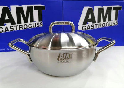 Amt316Ti不锈钢汤锅炖锅煮面锅
