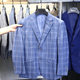 春秋季 撤标撤柜 男士 时尚 格纹休闲西服外套 百搭简约经典 H家