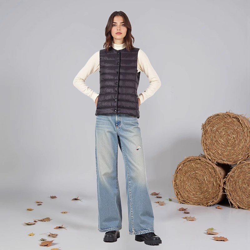 【男女款】撤标撤柜2025年女士新款时尚保暖轻薄内搭短款羽绒马甲