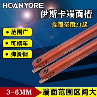 端面槽刀伊斯卡外圆平面切槽刀HFIR-25M横切槽刀端面切槽刀杆槽刀