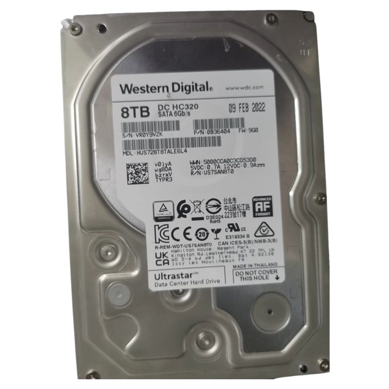 HC320 HUS728T8TALE6L4  0B41785 不认盘进水敲盘数据恢复