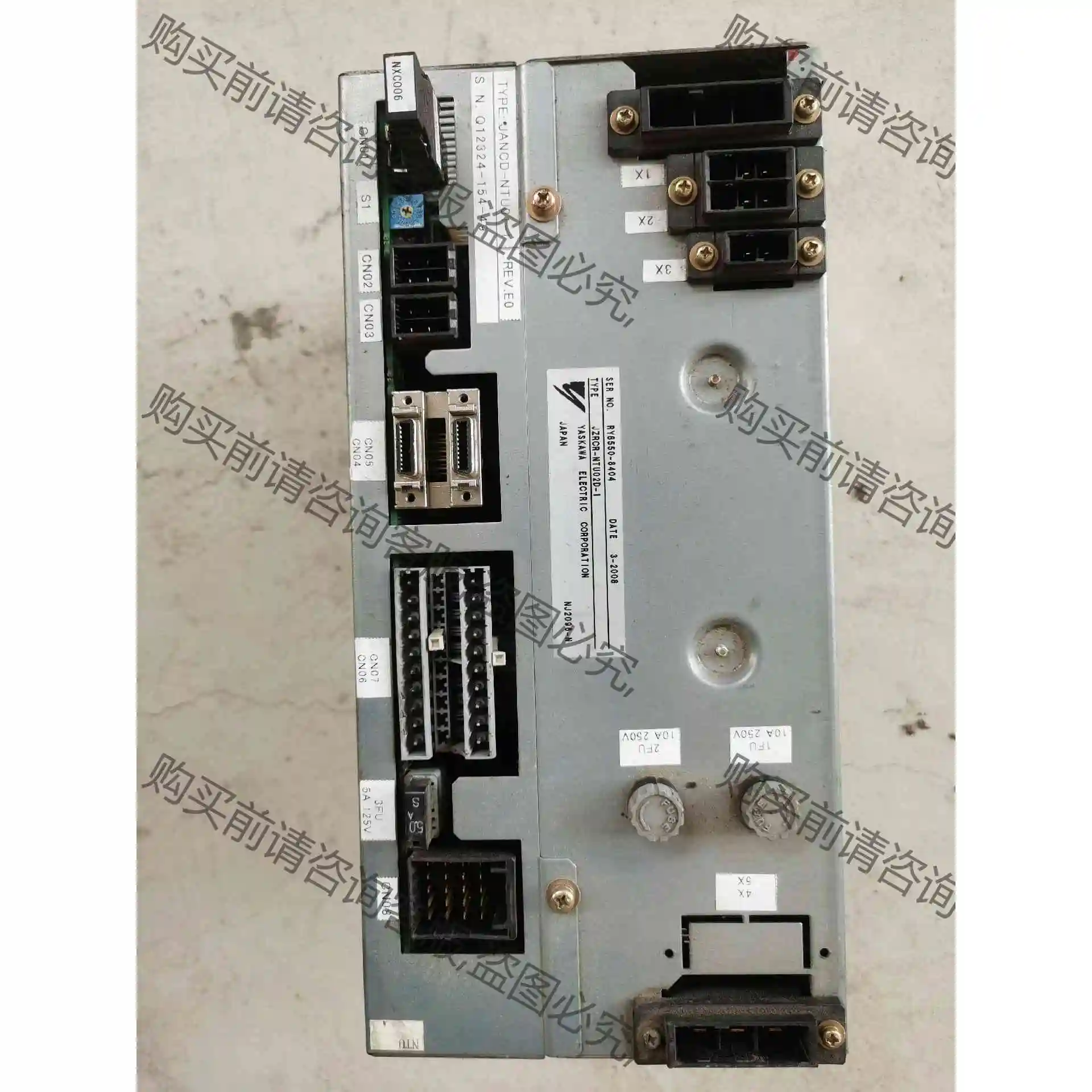 安川机器人拆机伺服接通单元JZRCR-NTU02D-1，功能 议价 品质保证