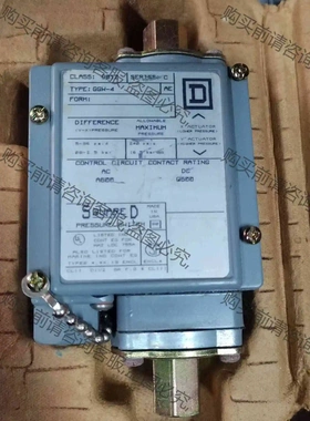 全新：Square-D压力开关 9012 GAW-z4 90 议价 品质保证