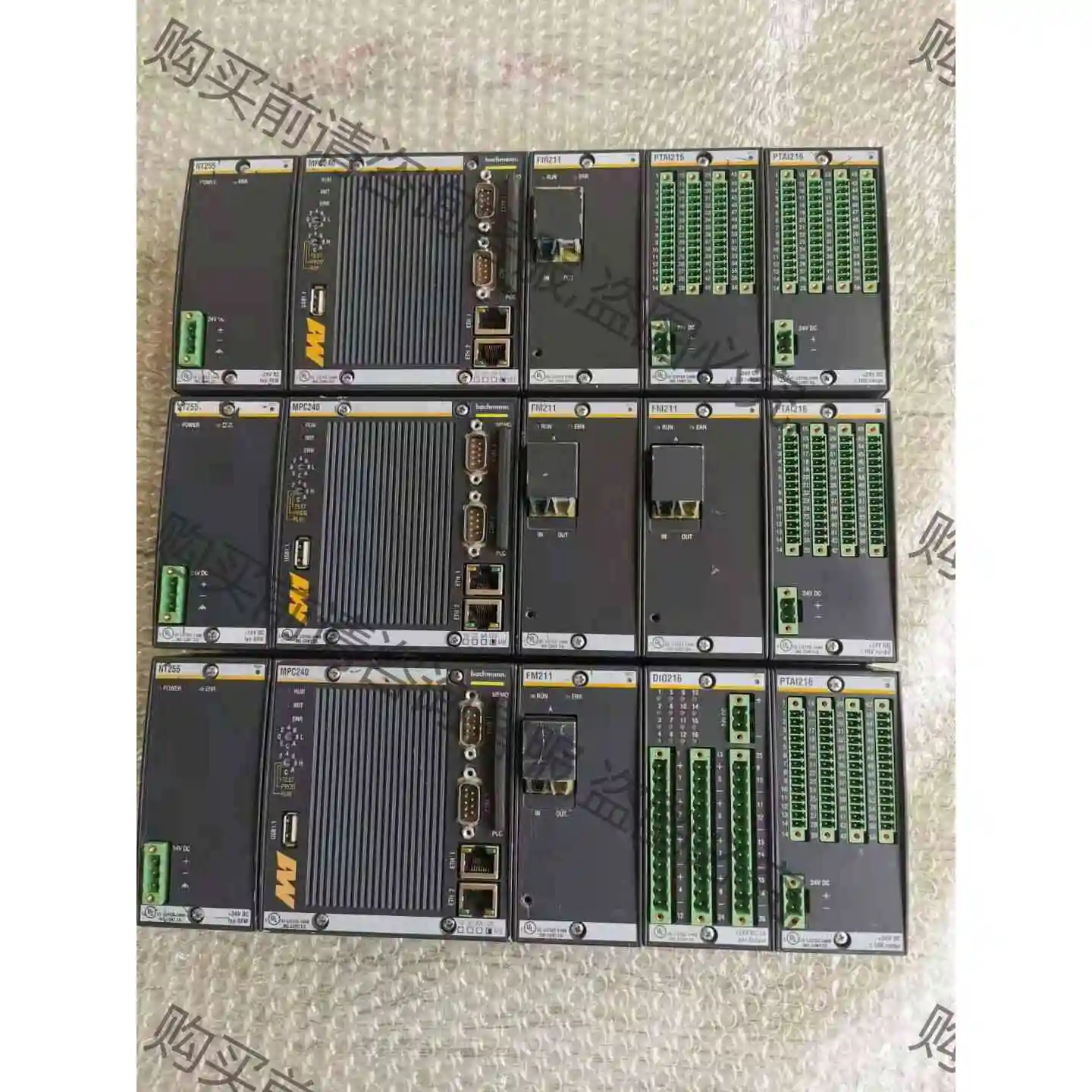 巴赫曼模块三组NT255三个 MPC240三个 FM211四 议价 品质保证