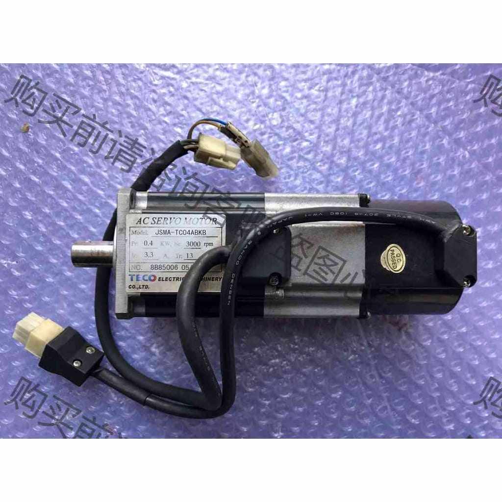 功能正常议价 东元伺服电机JSMA-TC04ABKB