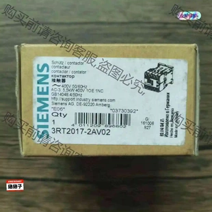 交流接触器 3RT2017 2AV02 品质保证 议价 正品 全新原装 西门zi