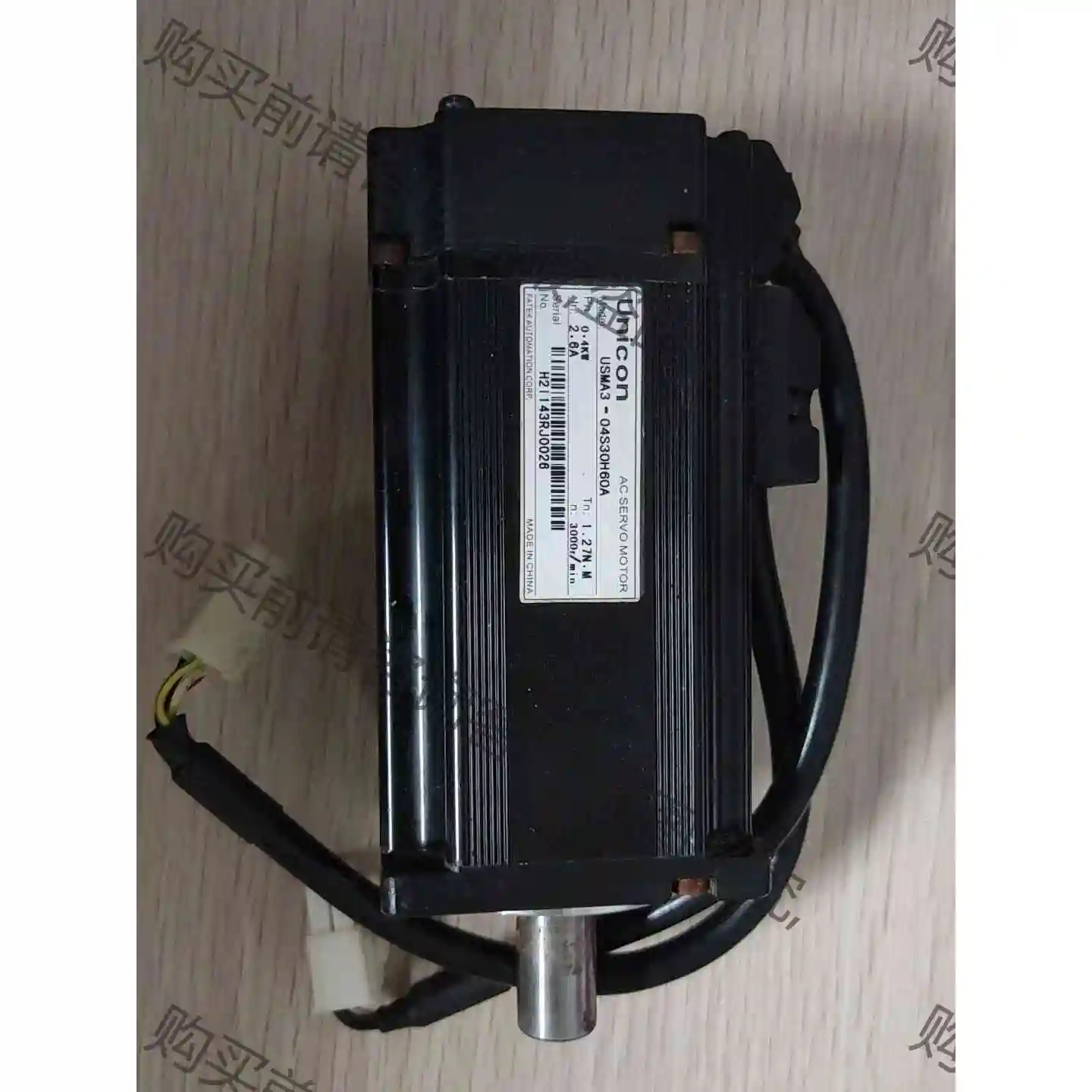 USMA3-04S30H60A伺服电机原装拆机 议价 品质保证