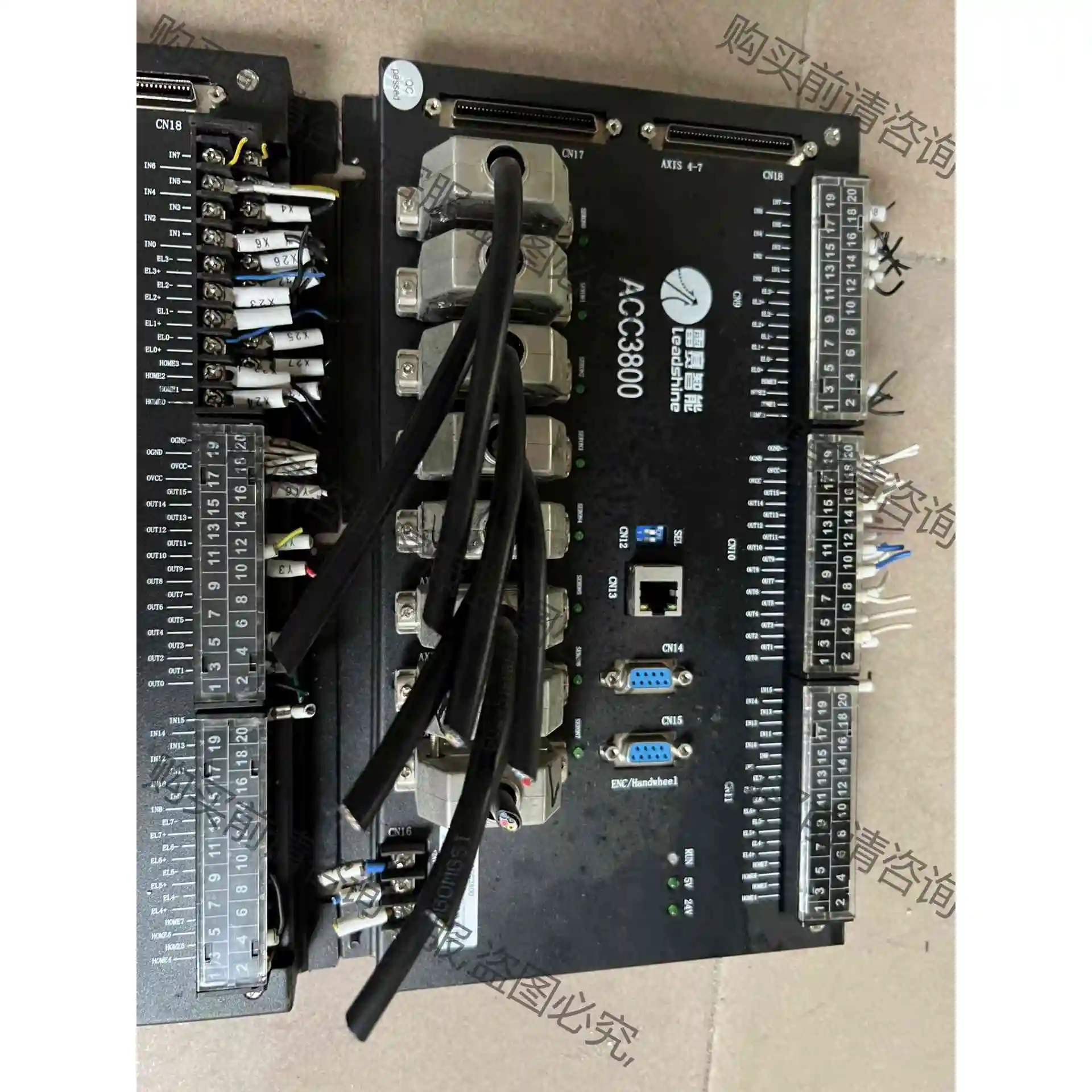 雷塞运动控制卡ACC3800接线盒，二块230元，拆机配件bu 议价 品质