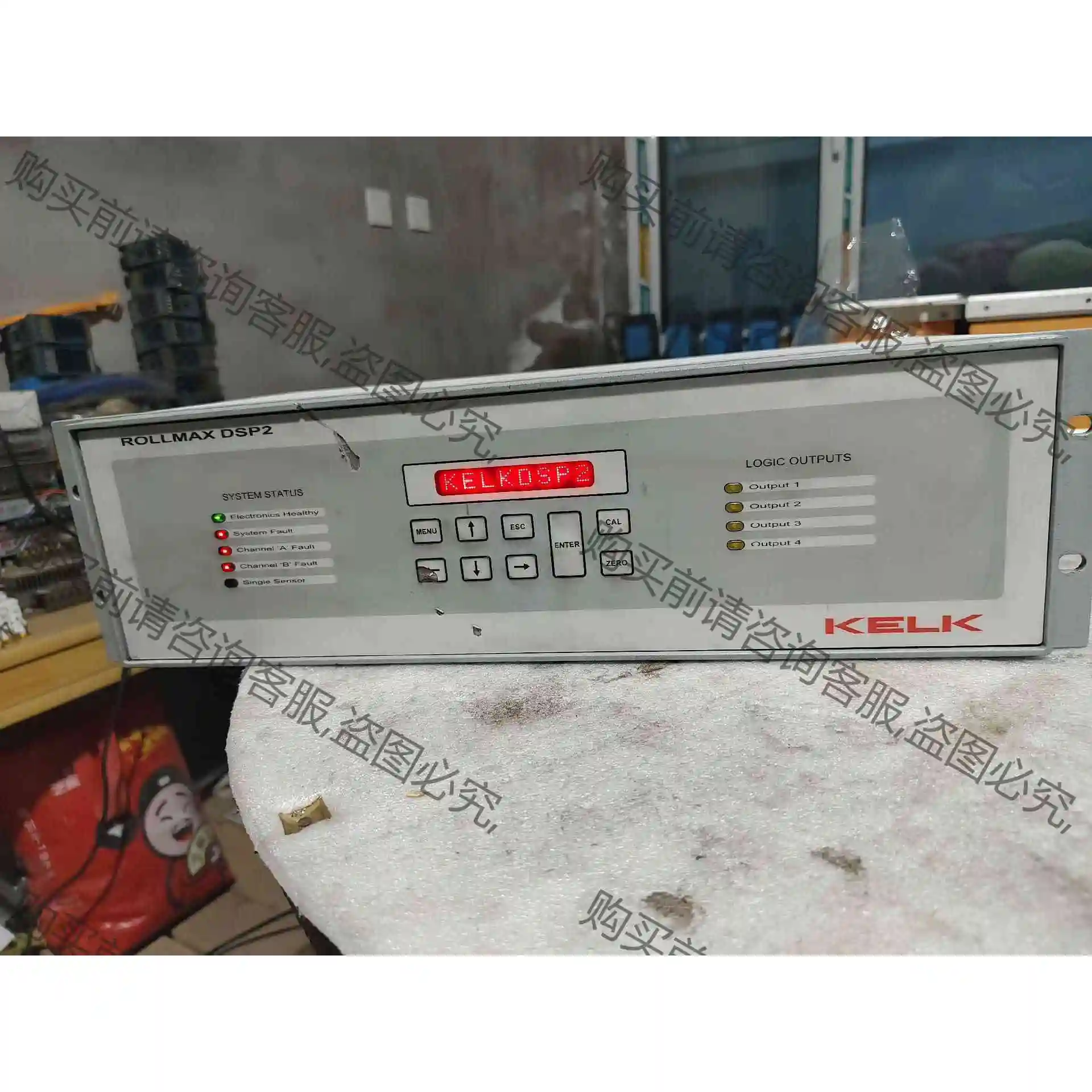 KELK激光测速仪DSP2-2A拆机一台，通电显示，有磕碰， 议价 品质