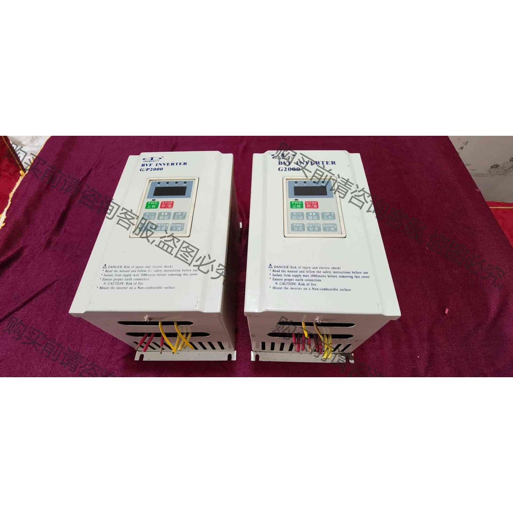 功能正常议价 博斯特BVF-G4T-A037变频器两台！3.7kw！拆机的
