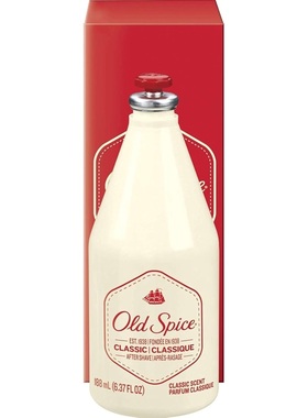 美国Old Spice老帆船 After Shave须后水经典Classic古龙香188ml