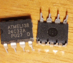 全新24C3A 24C32AN AT24C32A AT24C32A-10PU-2.7 DIP-8 存储器IC