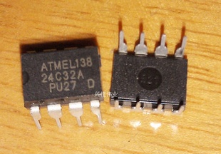 全新24C3A 24C32AN AT24C32A AT24C32A-10PU-2.7 DIP-8 存储器IC