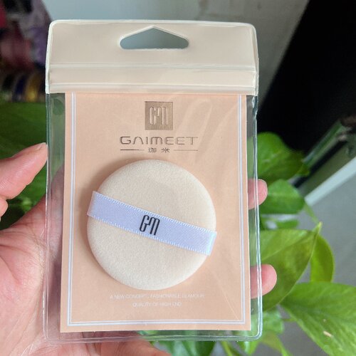 珈米雾妆蜜粉扑圆形短绒不卡粉不吃粉定妆服帖柔软粉饼散粉扑学生