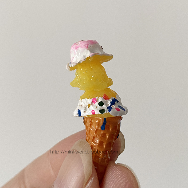 微缩模型仿真冰淇淋迷你道具
