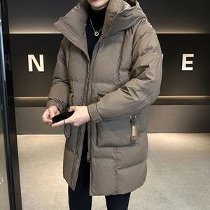 SEABASS冬季年货款中长款连帽羽绒服潮流休闲加厚保暖面包服外套
