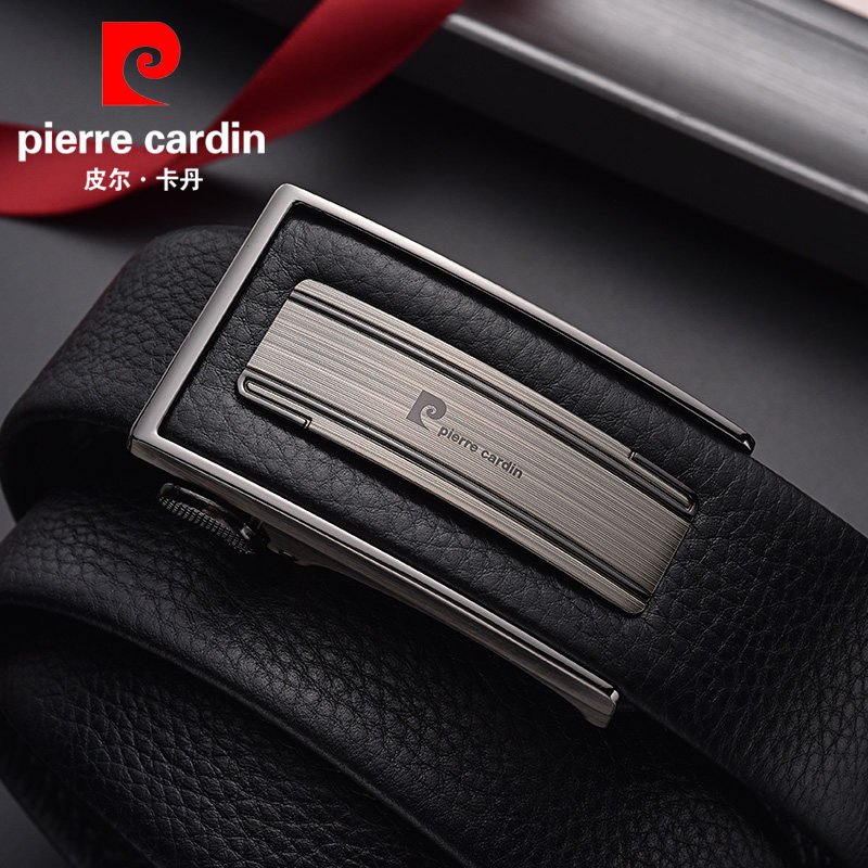 皮尔卡丹皮带男真皮腰带自动扣商务头层牛皮男士裤腰带百搭中青年,服饰配件/皮带/帽子/围巾,腰带/皮带/腰链,淘宝优惠券,粉丝福利购,淘宝优惠卷