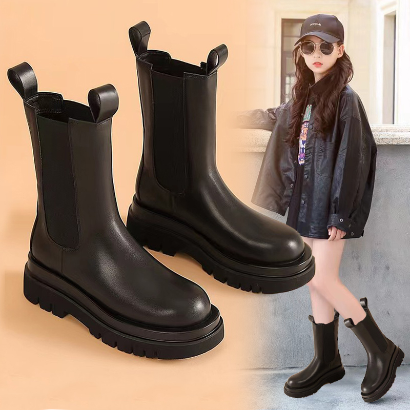 女童英伦马丁靴2025新款秋冬