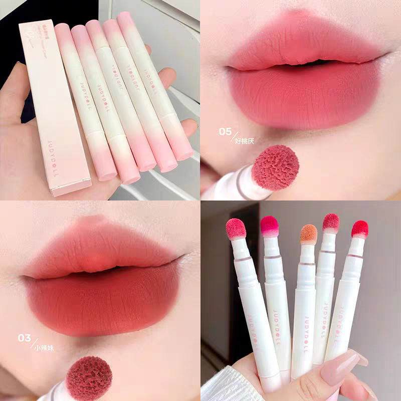 juduo橘朵唇粉霜气垫唇泥不易沾杯掉色唇釉唇蜜雾面哑光口红唇彩