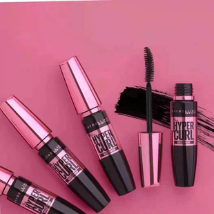 正品美宝莲粉胖子摩天翘睫毛打底膏平价防水纤长卷翘浓密防晕染