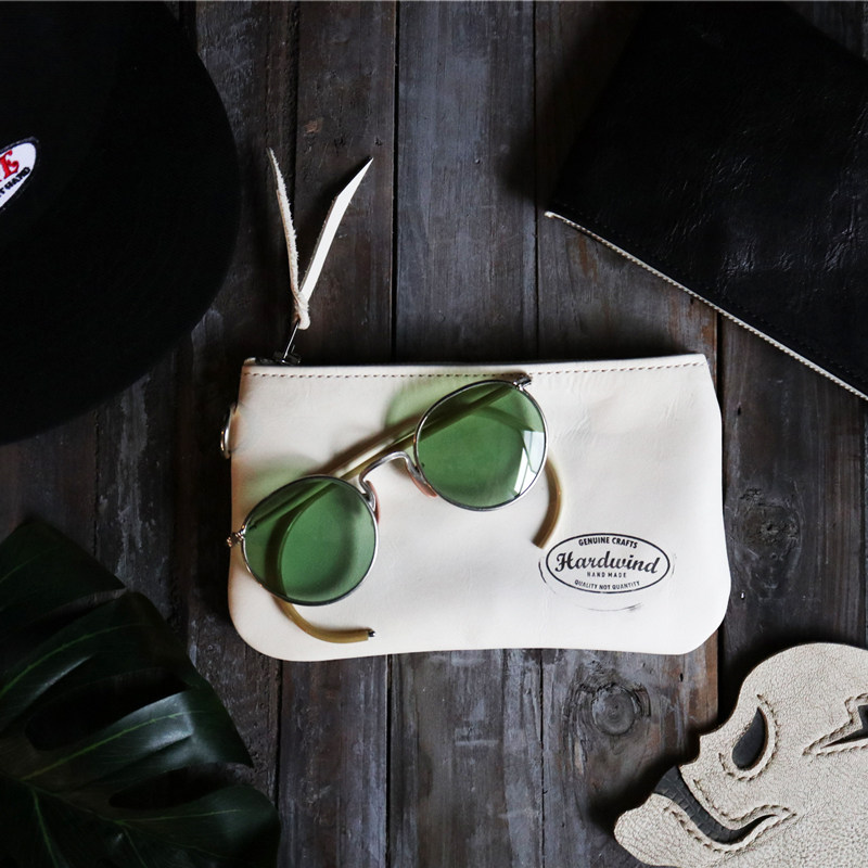 Hardwind 罡风制造 牛皮拉链零钱包拉链袋 Leather purse
