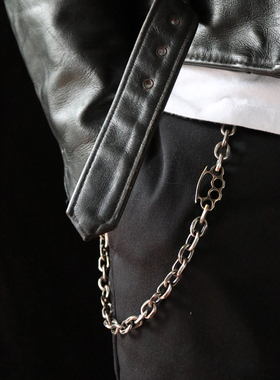 HARDWIND925wallet chain纯银迷你拳刺指虎裤链钱包链腰链财布链