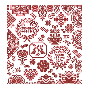 十字绣套件 DIY刺绣工具包 可选印花手工saga我爱的花园