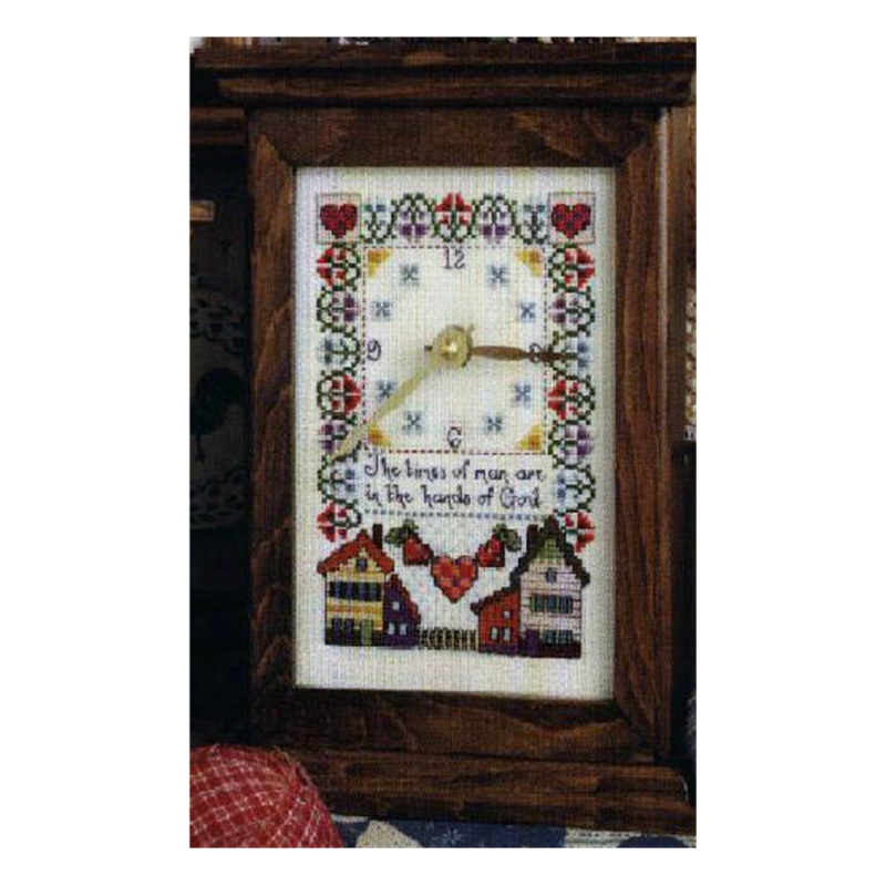 十字绣自配套件 杂志款钟面3 可定制印花布手工刺绣材料包