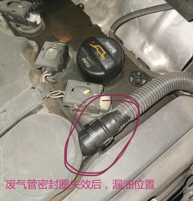 宝马1系1.6T涡轮废气管密封圈