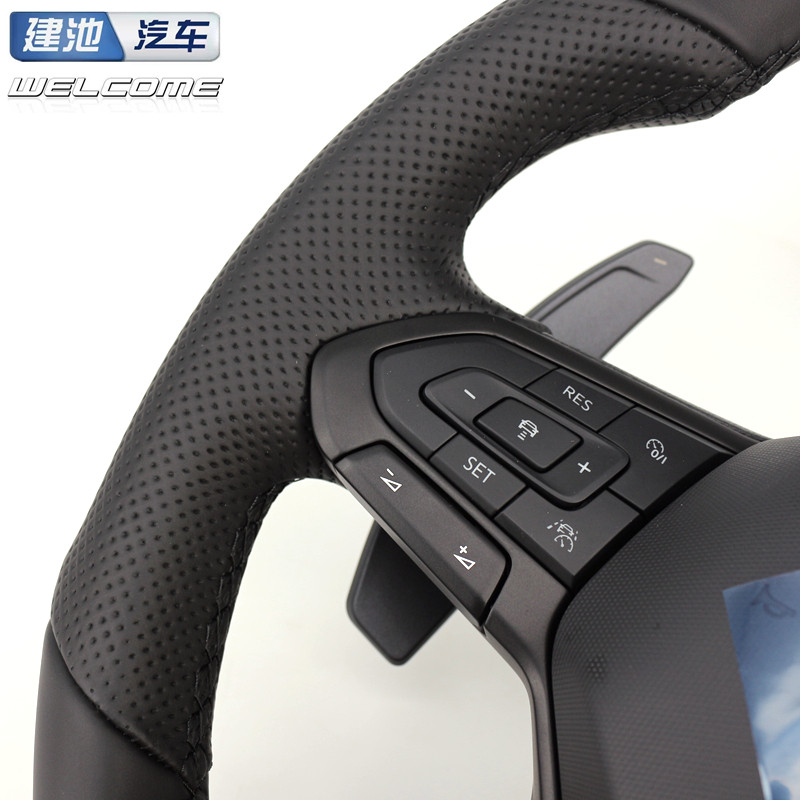 大众高8新速腾途观L帕萨特凌度L多功能方向盘黑按键框触摸改机械,汽车零部件/养护/美容/维保,方向盘,淘宝优惠券,粉丝福利购,淘宝优惠卷