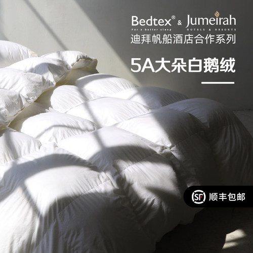 防螨羽绒被BEDTEX大朵白鹅绒