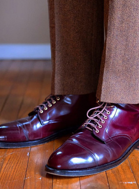 Alden金色鞋带孔服务换铜扣打鞋孔鸡眼鞋带快挂