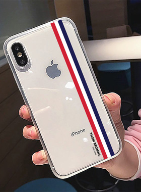 Thom潮TB手机壳大牌Logo标签适用于iPhone苹果11ProXSMAX华为P40