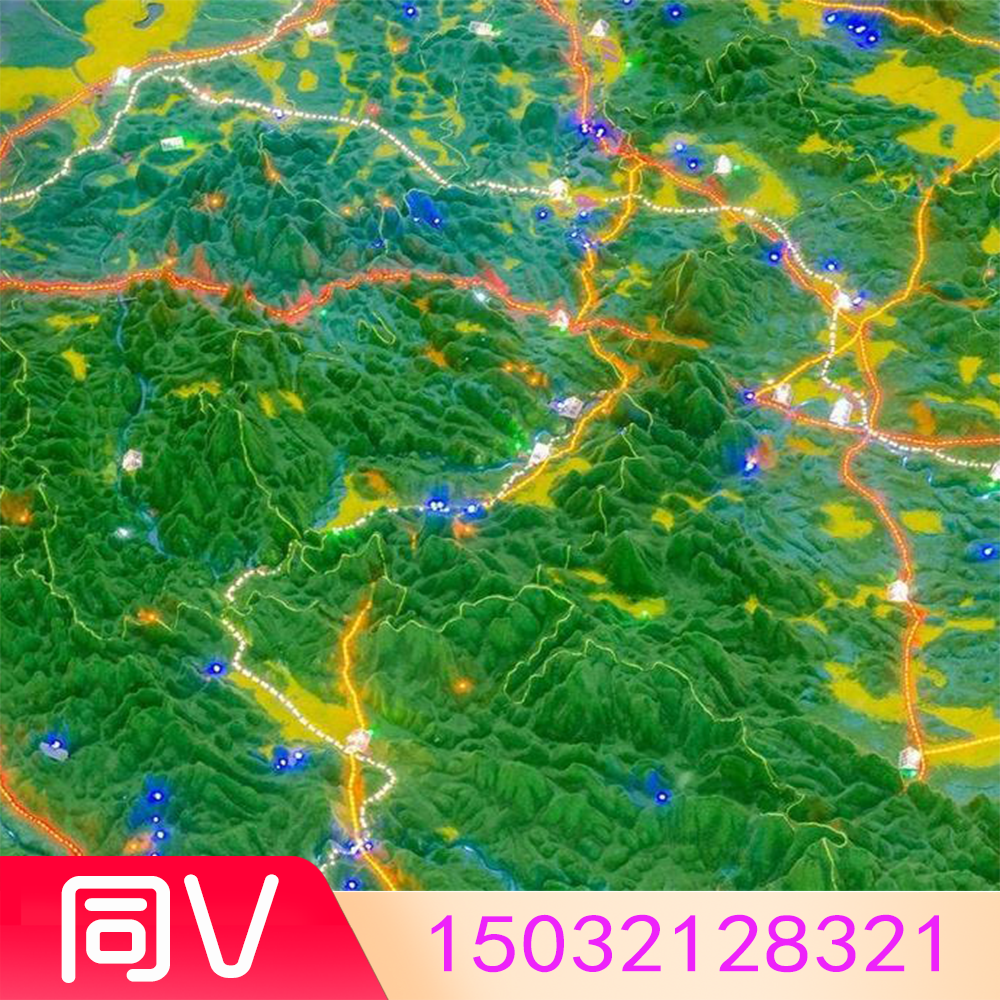 地形地貌沙盘模型定制山头山体地形海事军事作战地图沙盘模型制作