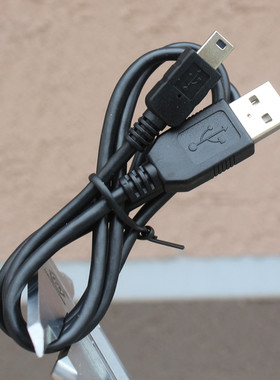 80厘米长T口数据线 Mini usb充电线 5pin线 PSP MP3 MP4录音笔数据连接线