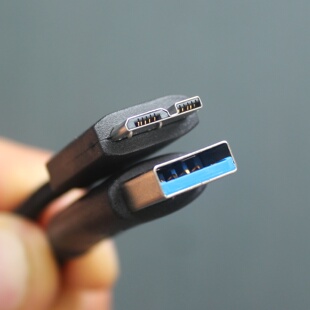 45厘米USB3.0移动硬盘数据线充电线MICRO 3.0 适用WD希捷移动硬盘