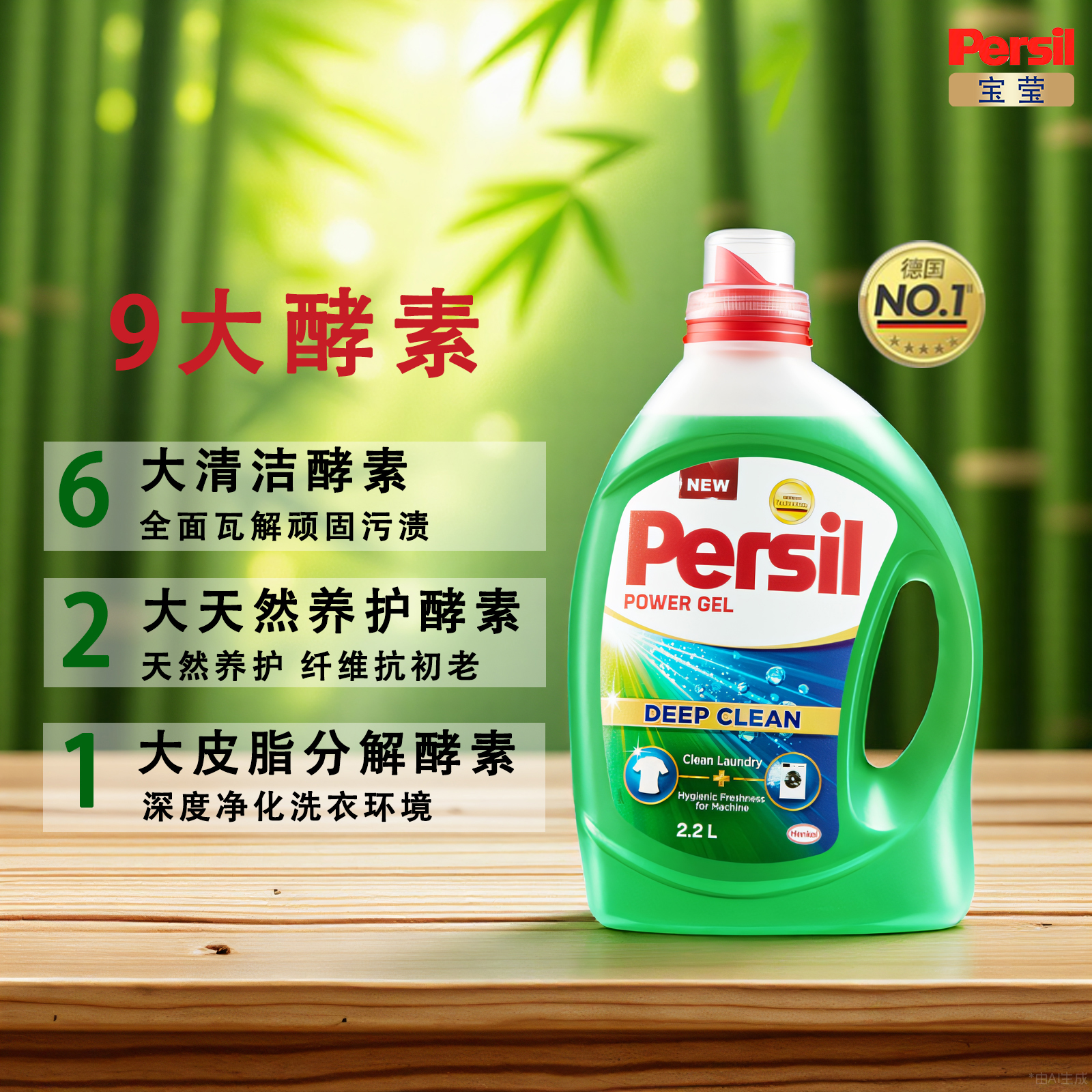 德国汉高Persil宝莹酵素洗衣液