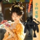 古风汉服假发髻盘发古装 全套头饰发包垫发新娘明制女 头饰一体式