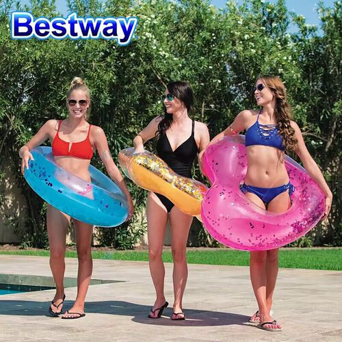 bestway游泳圈网红成人加厚便携