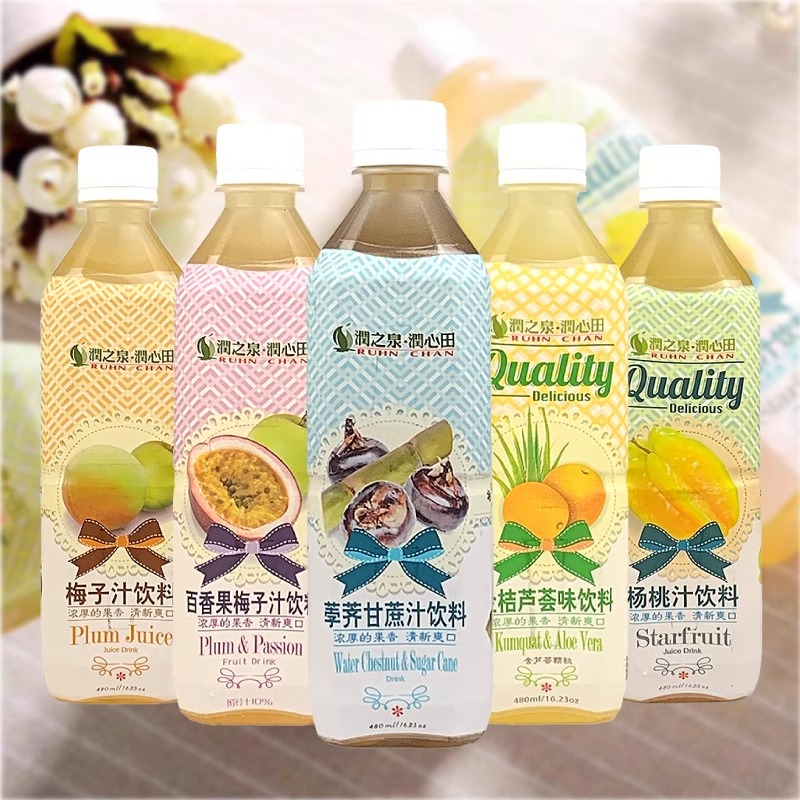 台湾润之泉润心田百香果梅子汁