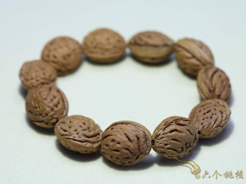 野生毛桃核手串手持成人本命年孕妇老人平安手链天然手工制作纯朴