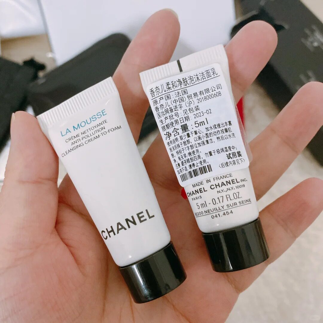 Chanel/香奈儿山茶花洗面奶5ml中小样柔和泡沫洁面乳新款清爽光泽