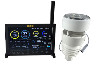 misol 超声波气象站 风速风向雨量温度湿度气压光照wifi
