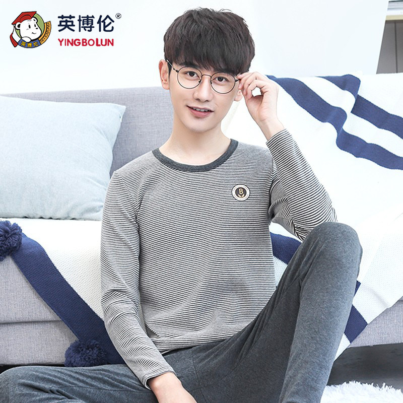 英博伦青少年保暖内衣套装大童高中生男童秋衣秋裤纯棉棉毛衫秋冬,童装/婴儿装/亲子装,内衣套装,淘宝优惠券,粉丝福利购,淘宝优惠卷