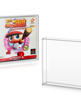 适用于索尼PS1游戏碟盒亚克力收纳盒透明防尘罩展示盒UV收藏保护