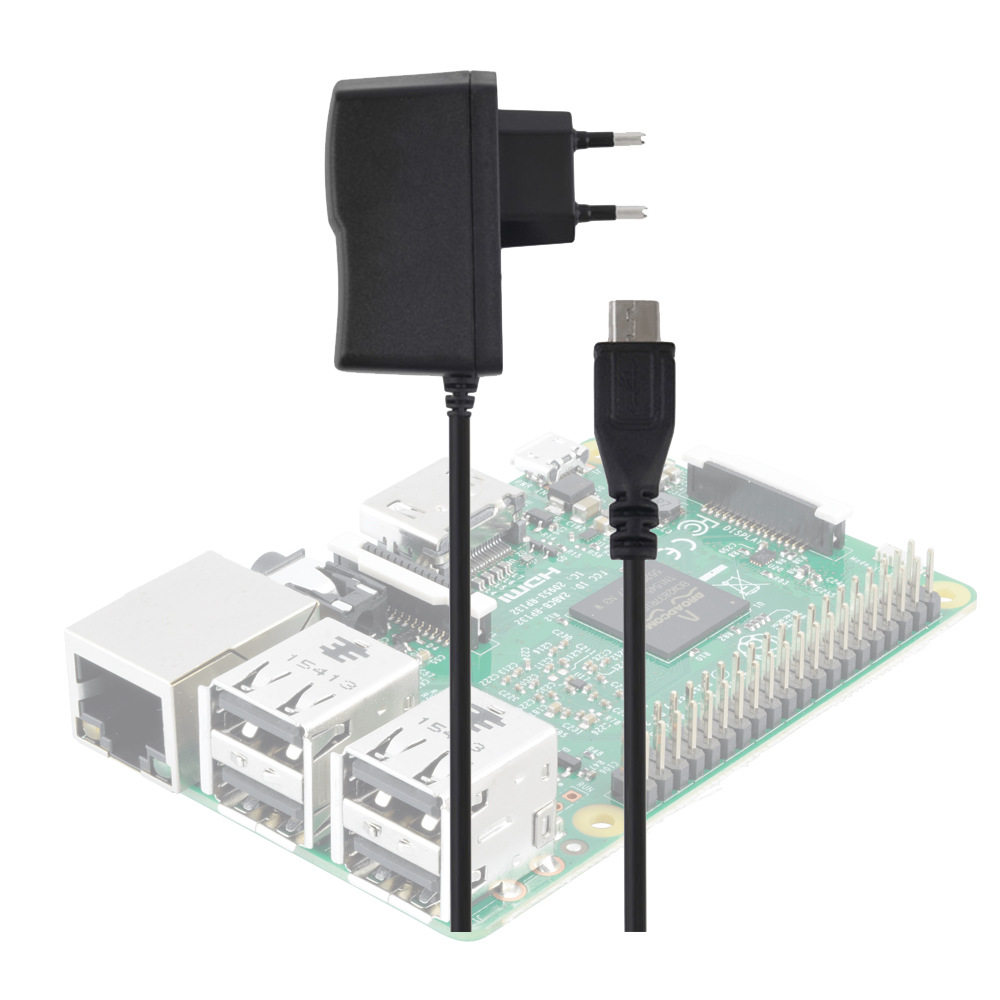 树莓派3 3b  电源适配器 raspberry pi b  b 充电器火牛--欧规