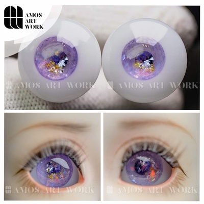 【AAW】 BJD欧泊钻双层流沙眼quicksandeyes 18mm娃眼 磷晨