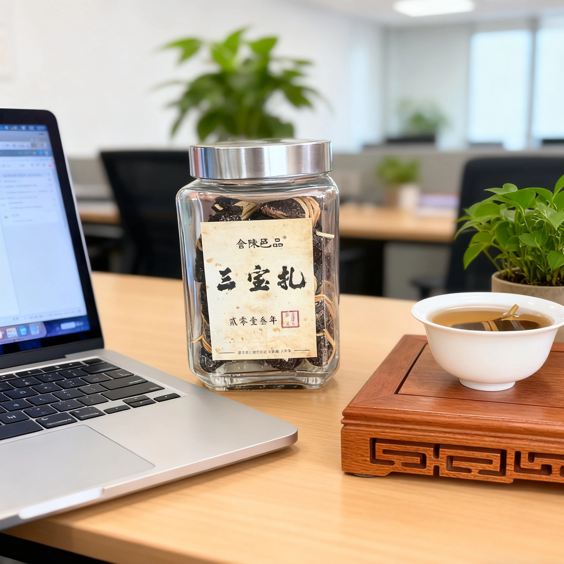 2013年梅江圈枝陈皮三宝 咸橄榄 禾杆草 新会陈皮 广东新会三宝