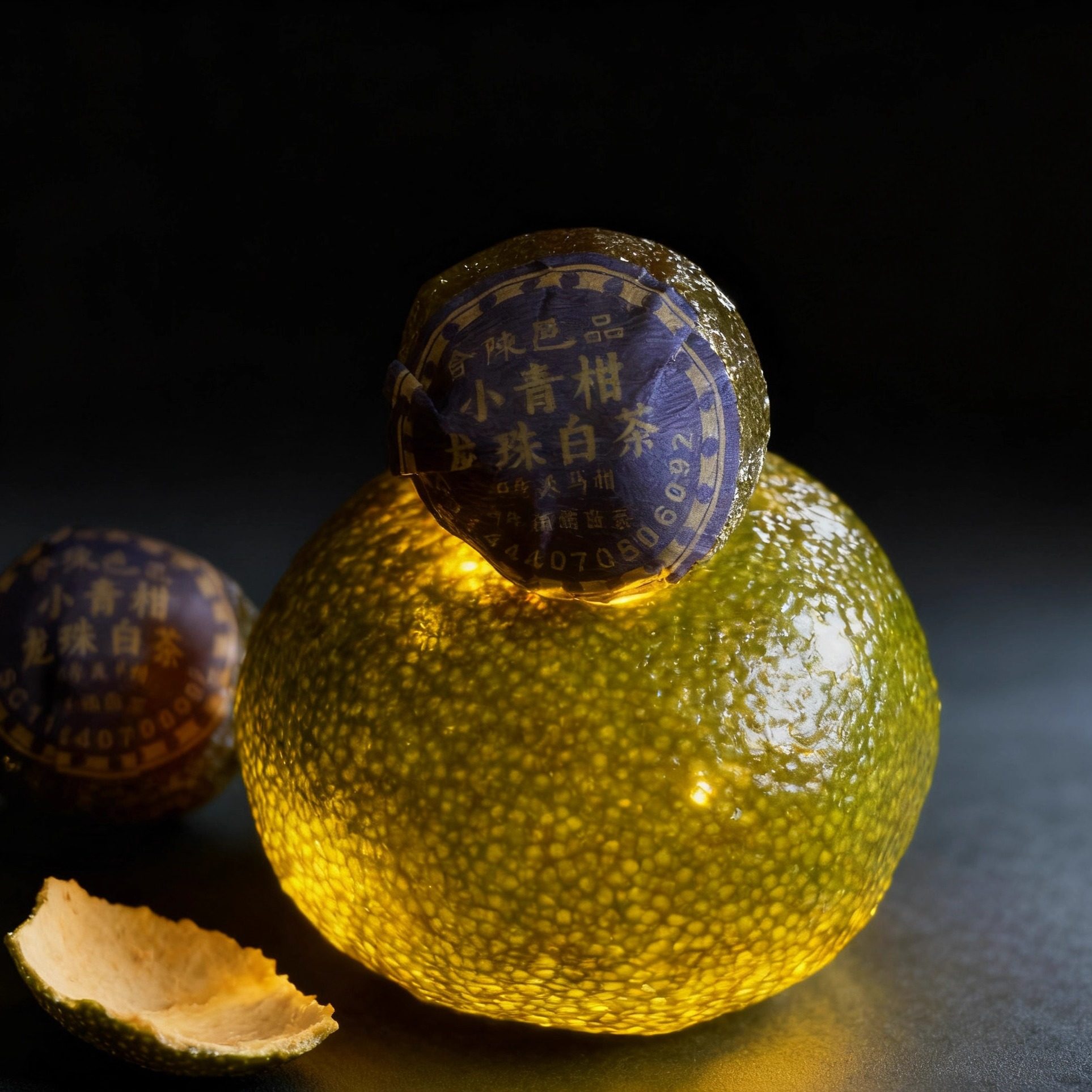 2019年天马圈枝老树小青柑福鼎老白茶 手工制作新会青柑龙珠白茶,茶,陈皮茶,淘宝优惠券,粉丝福利购,淘宝优惠卷